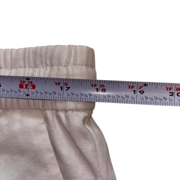 J. Crew Womens Linen Pants Size 14 Lined Pull On Coastal Resort Beach NWT - Picture 6 of 8